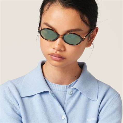 miu miu sunglasses aud green tortise|Water Green Lenses Miu Regard Sunglasses .